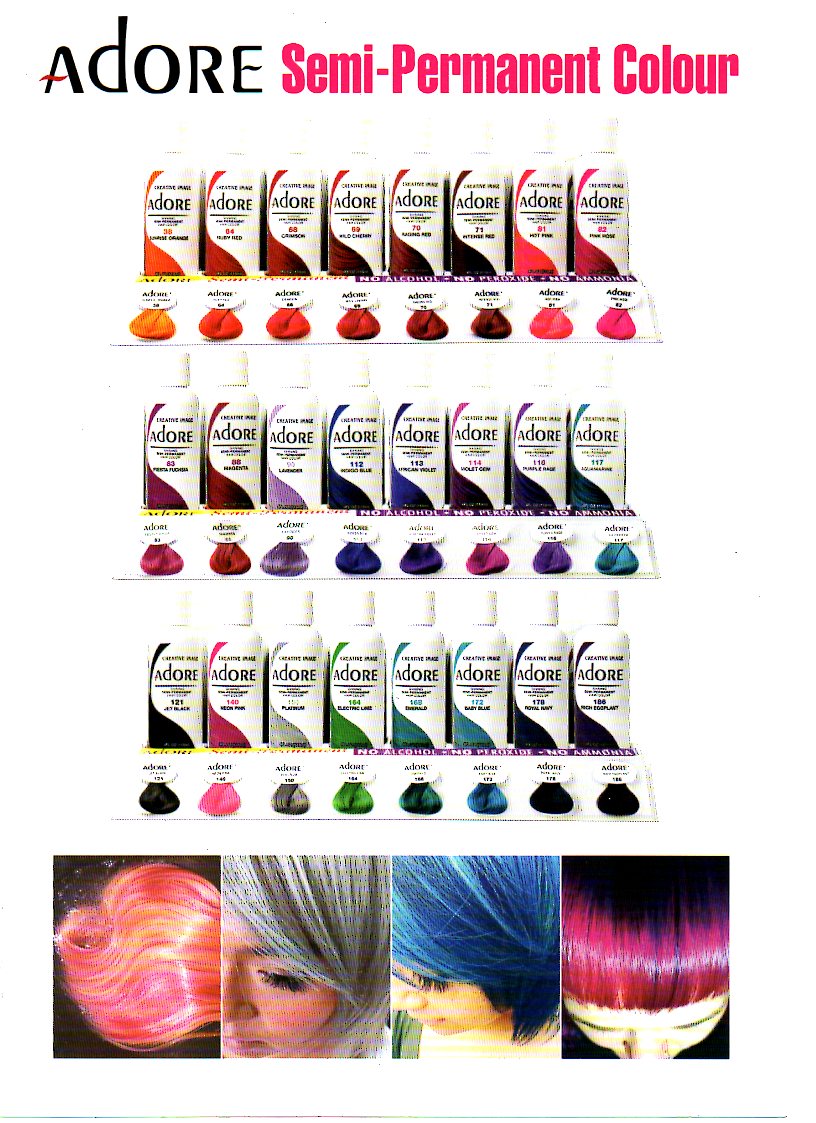 Adore Color Chart Eclectic Care + Eclectic Color Chart (View)